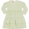 Green/Natural Ruffle Dress - 24 months - Through my baby's eyes