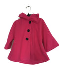 Fleece Warm Coat For Girls - Hot Pink - Through my baby's eyes