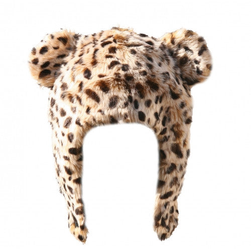 Leopard Print Faux Fur Hat - Through my baby's eyes