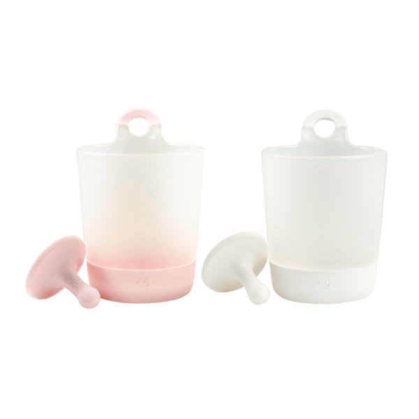 rinse and play - hangable kids cups (scandinavian colors) - 2 pack
