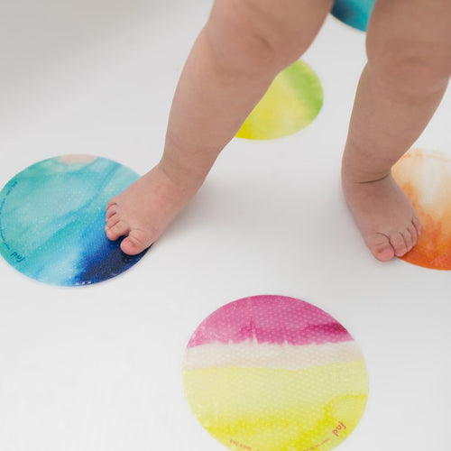 Bath Treads - Watercolor - Through my baby's eyes