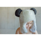 Panda Faux Fur Hat - Through my baby's eyes