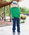 Emerald Long Sleeve Polo - Through my baby's eyes