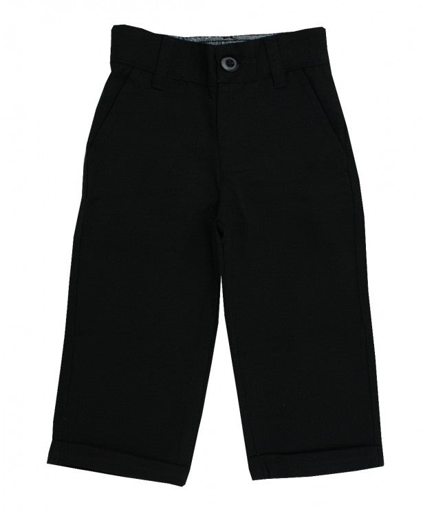 HOLLISTER TWILL DRESS PANTS-BLACK – Student Styles