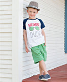 Birthday Dude Raglan Tee - Through my baby's eyes