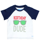 Birthday Dude Raglan Tee - Through my baby's eyes