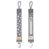 Gray Stardust Pacifier Clip