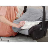 car seat cover - graphite - Through my baby's eyes