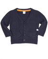 Grey Grandpa Cardigan - Through my baby's eyes
