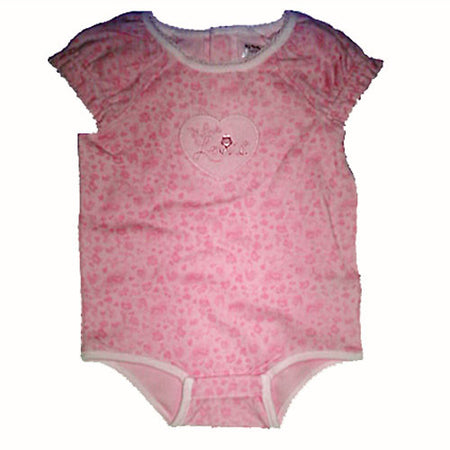 Pink/Natural Ruffle Dress - 3-6 months