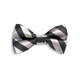 Baby/Kids Light Gray & Black Bow Tie - Through my baby's eyes