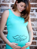 Lil' Angel Maternity Tee - Through my baby's eyes