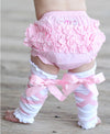 Pink Ballet Bow Leg Warmers© - One size - Through my baby's eyes