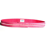Myself Belts - Pink Striped Ribbon - Through my baby's eyes