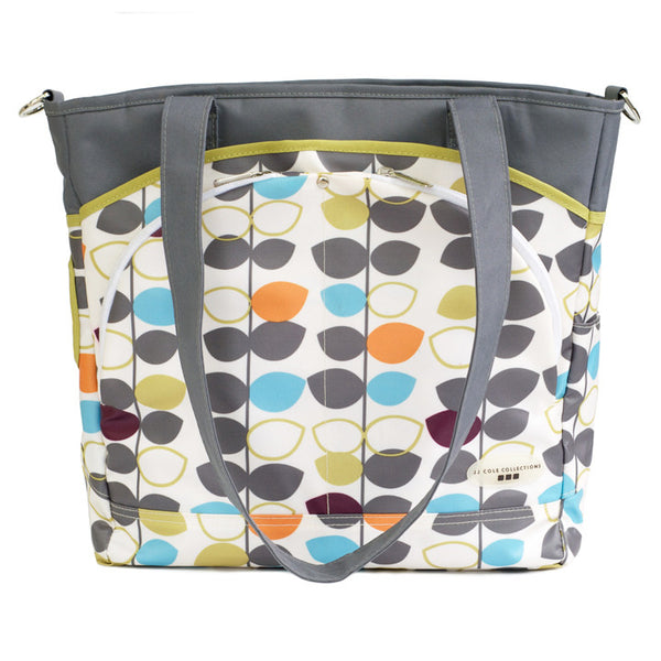 Mode Diaper Tote Bag, Mixed Leaf - Through my baby's eyes
