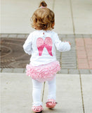 White Footless Ruffle Tights - Through my baby's eyes