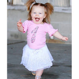 White Sequin Tutu Skirt - Through my baby's eyes