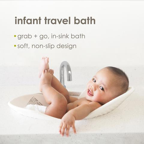 Infant Bath Gift Set, White, Newborn to 6 Months - Through my baby's eyes