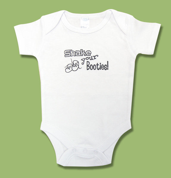 Shake Your Booties Onesie - Through my baby's eyes
