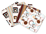 Cocoa Dots Print Wash Cloth Set - Through my baby's eyes